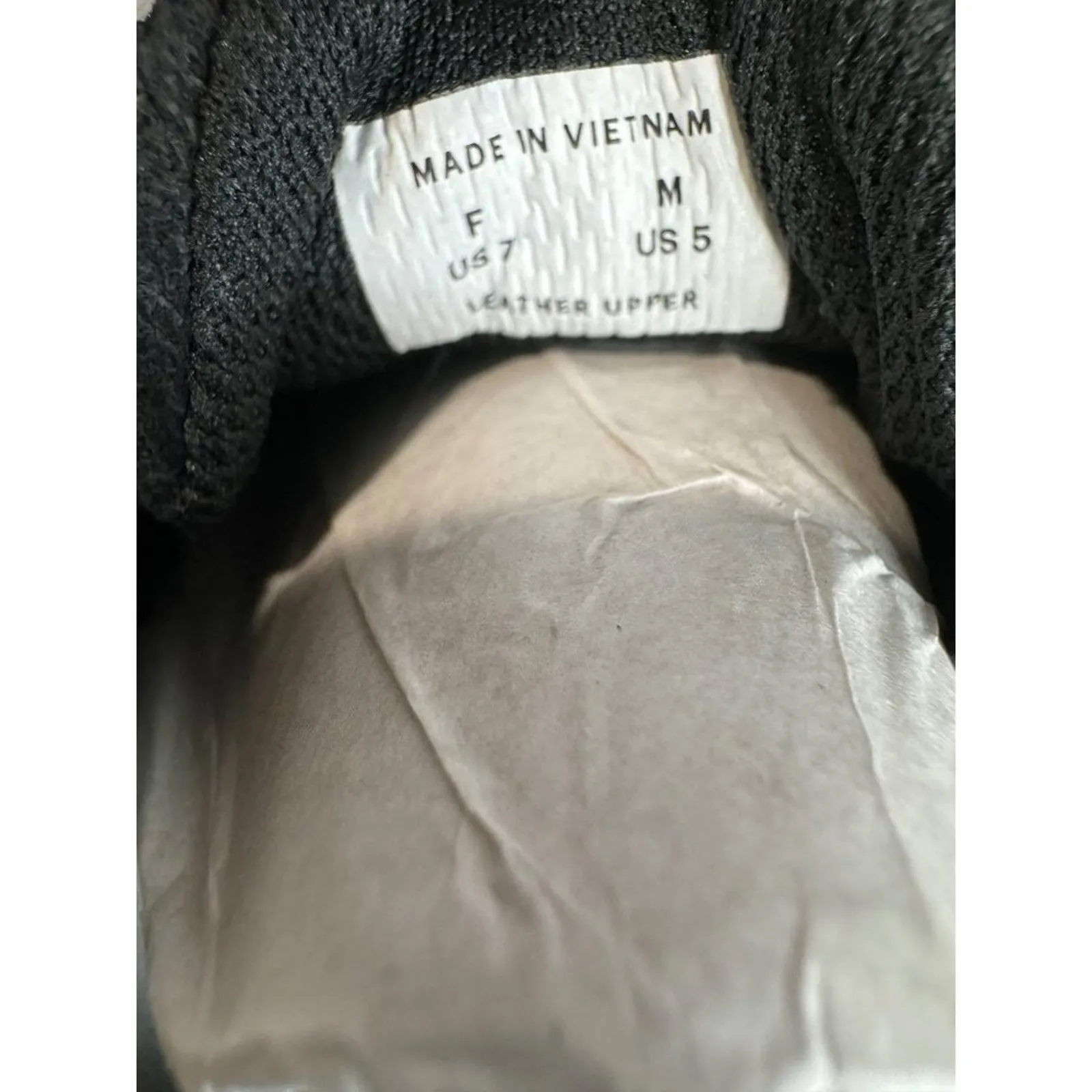 Everlane The Trainer Leather Sneaker Unisex W 7 M 5 Black New Without Box - Image 7