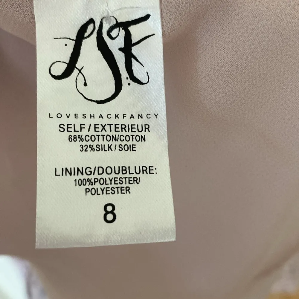 LoveShackFancy‎ Larissa Floral Print Cotton Silk Blend Maxi Dress Size 8 Jardin - Image 16