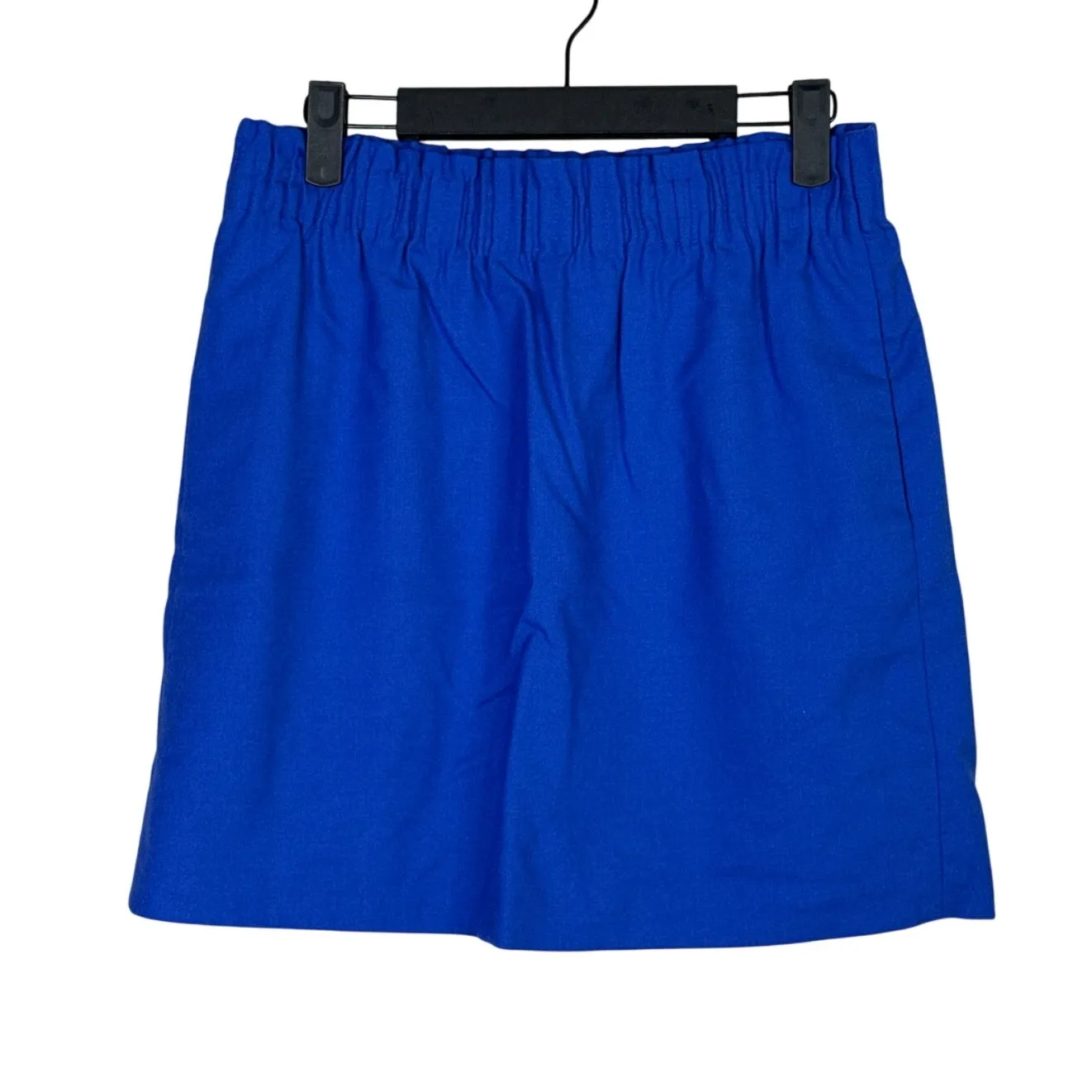 J.Crew Mercantile Paper Bag Pleated Mini Skirt A Line Pockets 4 Royal Blue #3870 - Image 13
