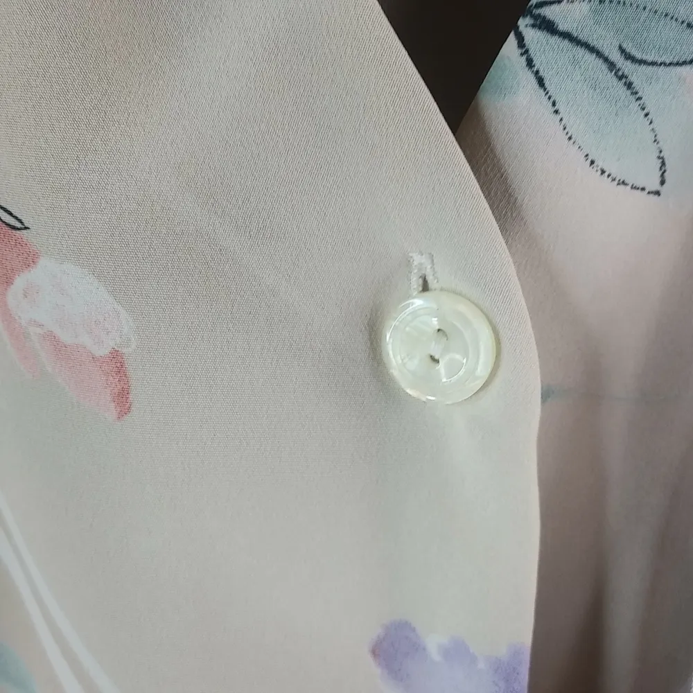 Alfred Dunner 12 Creme Floral Tank Jacket Set Blue - Image 5