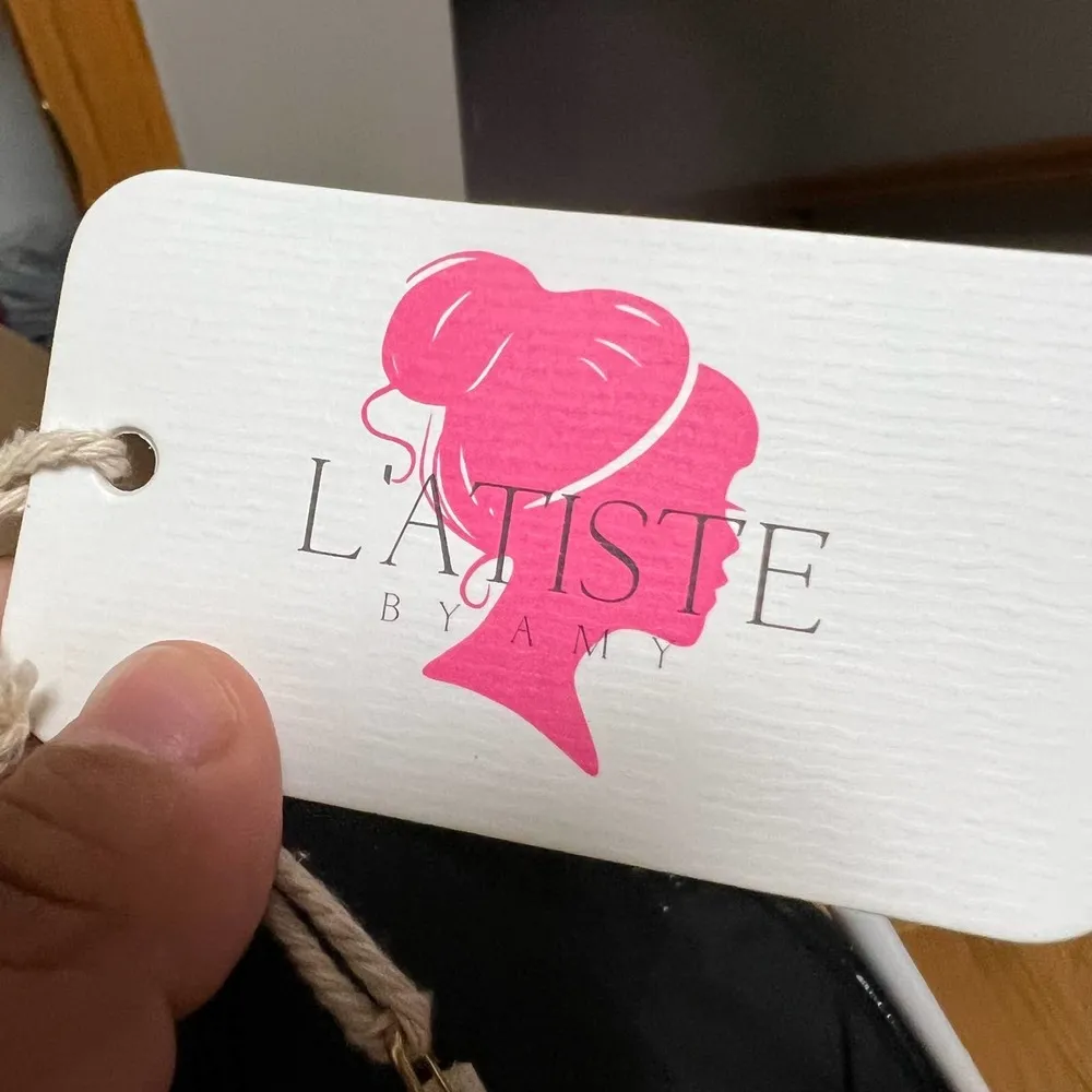 L’Atiste Fit And Flare Embroidered‎ Strapless Sequin Party Dress Size Medium NEW - Image 7