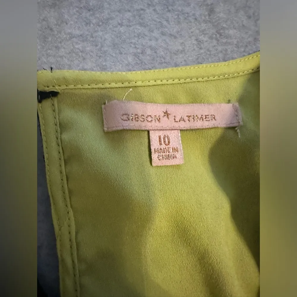 NWT Gibson Latimer Sleeveless Peplum Sheath Dress Womens Black Size 10 - Image 5