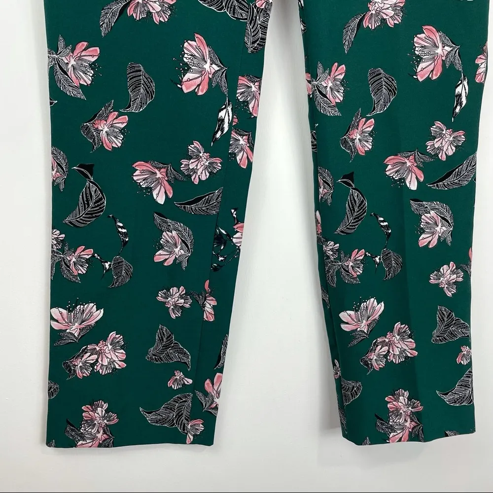 Eliane Rose Emeral Green Floral Trouser Pants Fall - Image 8