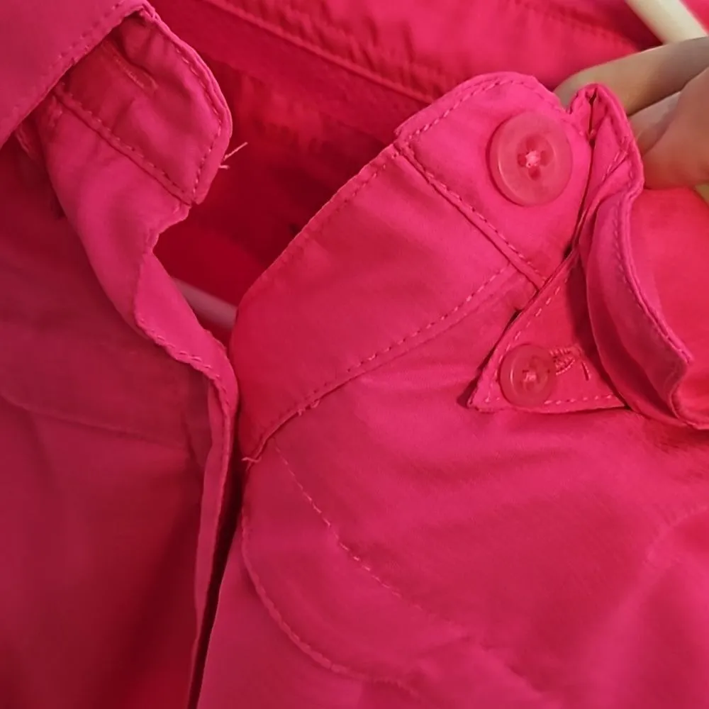 Neon Pink Top Reel Legends Button Down Fishing Long Sleeve Top - Image 5