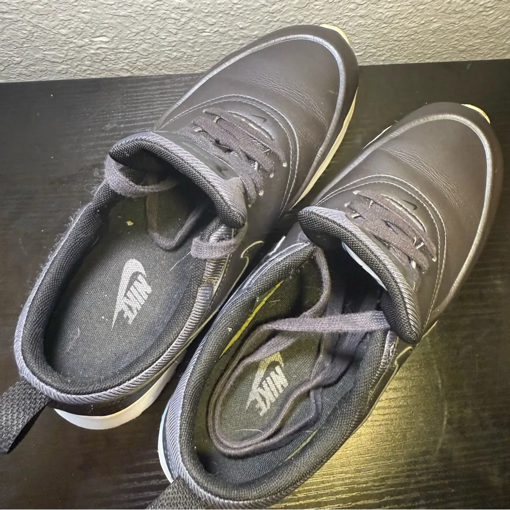 Nike Women's Air Max Thea‎ Premium Black Sneakers Size 8.5 Lifestyle 861674-002 - Image 10