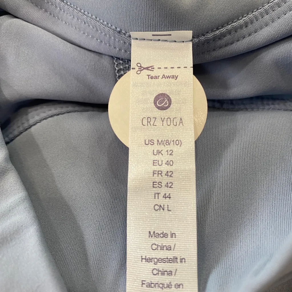 CRZ YOGA Womens Tennis Skirt Skort Quick Dry  
High Waist 4 Pockets NEW Sz MEDIUM - Image 8