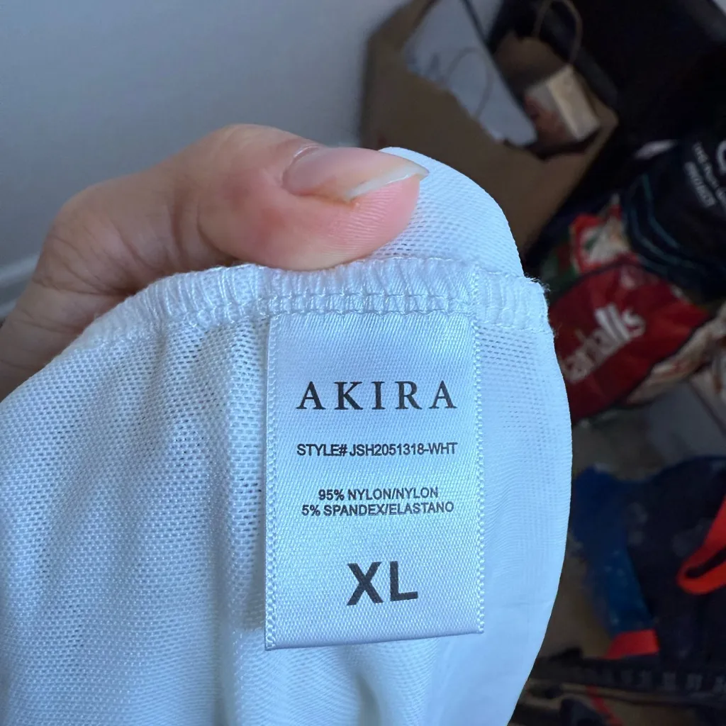 Akira She’s Glowing Rhinestone Halter Mini Dress - Image 6