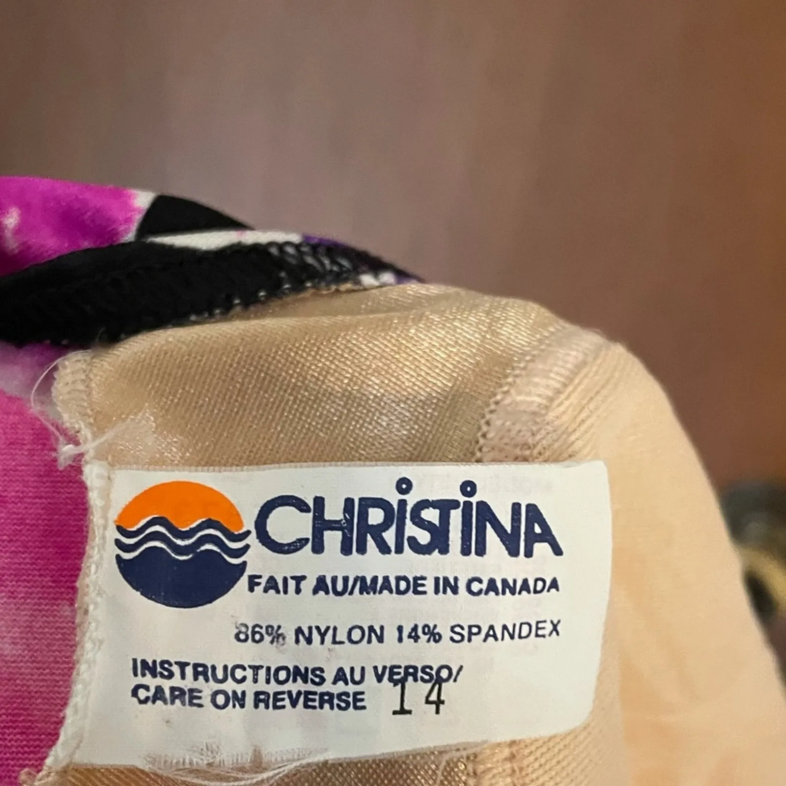 90s neon GLOW swimsuit one piece Pink Size M - Image 4