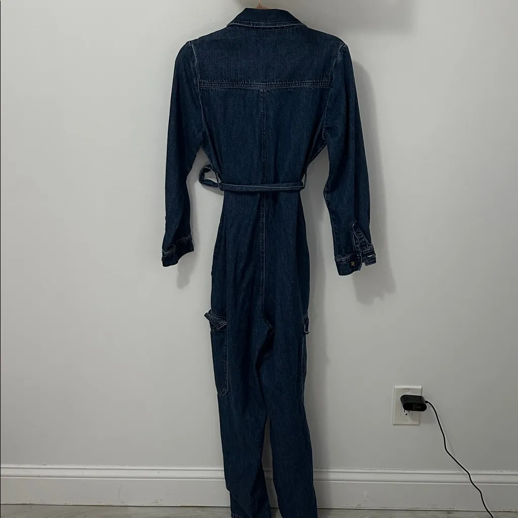 Boyish Troy Denim Utility Coveralls Jumpsuit - Image 4