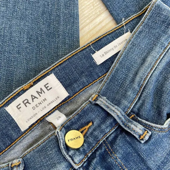 𝅺Frame Le Skinny De Jeanne Skinny Jeans | Jewell Size 24‎ - Image 3