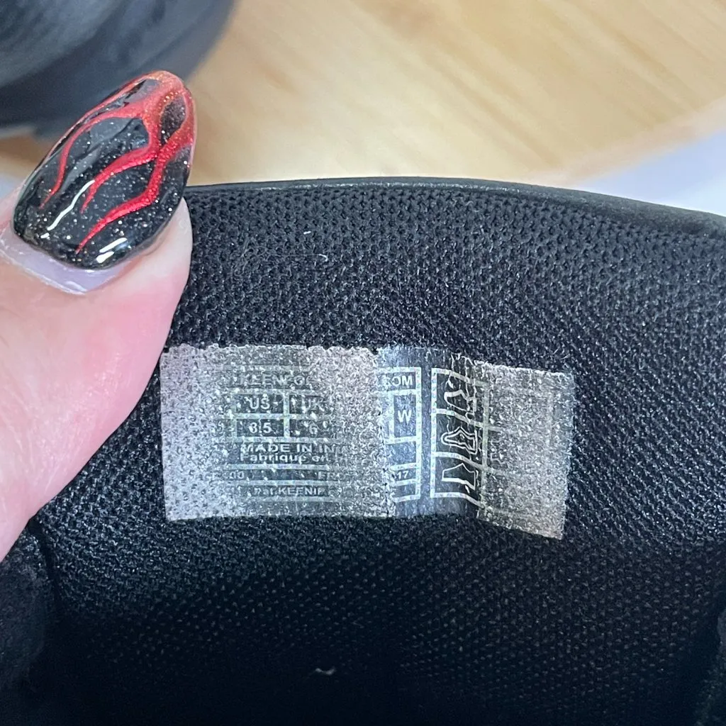 Keen Women 8.5 Presidio Black Leather Hiking Work Lace Up Shoes Casual Comfort - Image 10