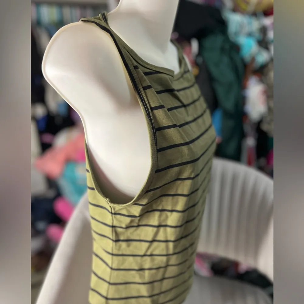 Urban Outfitters Striped Semi Cropped Top - Image 2