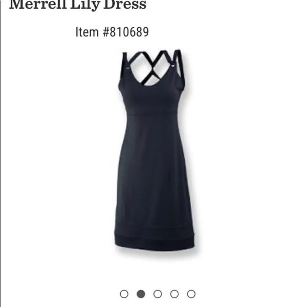 Merrell Opti-Wick Lily UPF 50+ Black Dress Size XS Active Sport Athletic Dress - Image 3