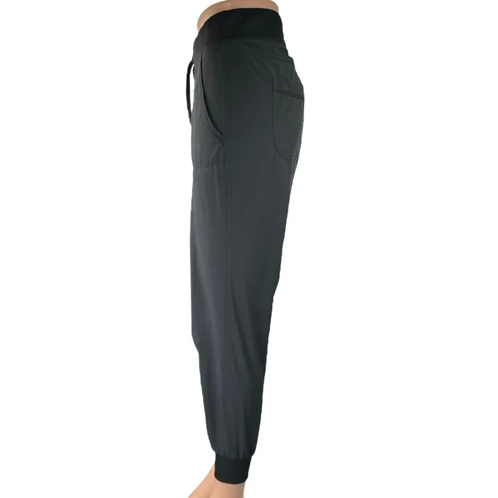 Athleta Women's Black High Rise Drawstring Athletic Jogger Sweat Pants Size 4 - Image 2