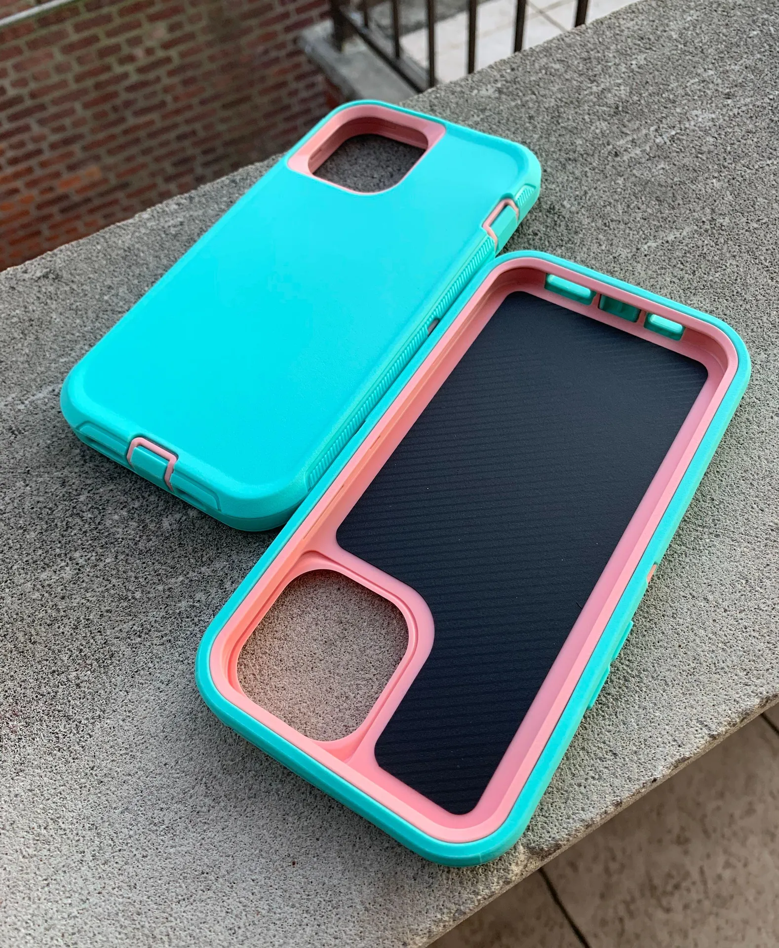 iPhone 12Pro Max Fashion Dual Layers Shockproof Defender Case - Image 5