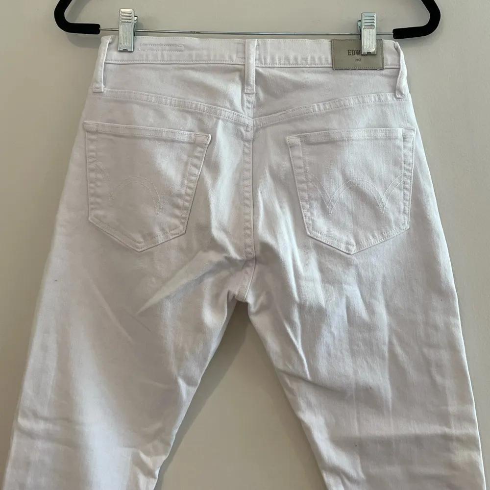 Edwin Blue Denim Jamie Boyfriend Jeans In Summer White Size 26 Relaxed Designer’ - Image 6