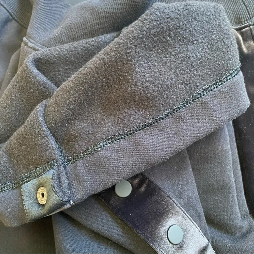 Athleta Retroplush Velvet Fleece Lined Bootcut Yoga Sweatpants Medium Petite - Image 7