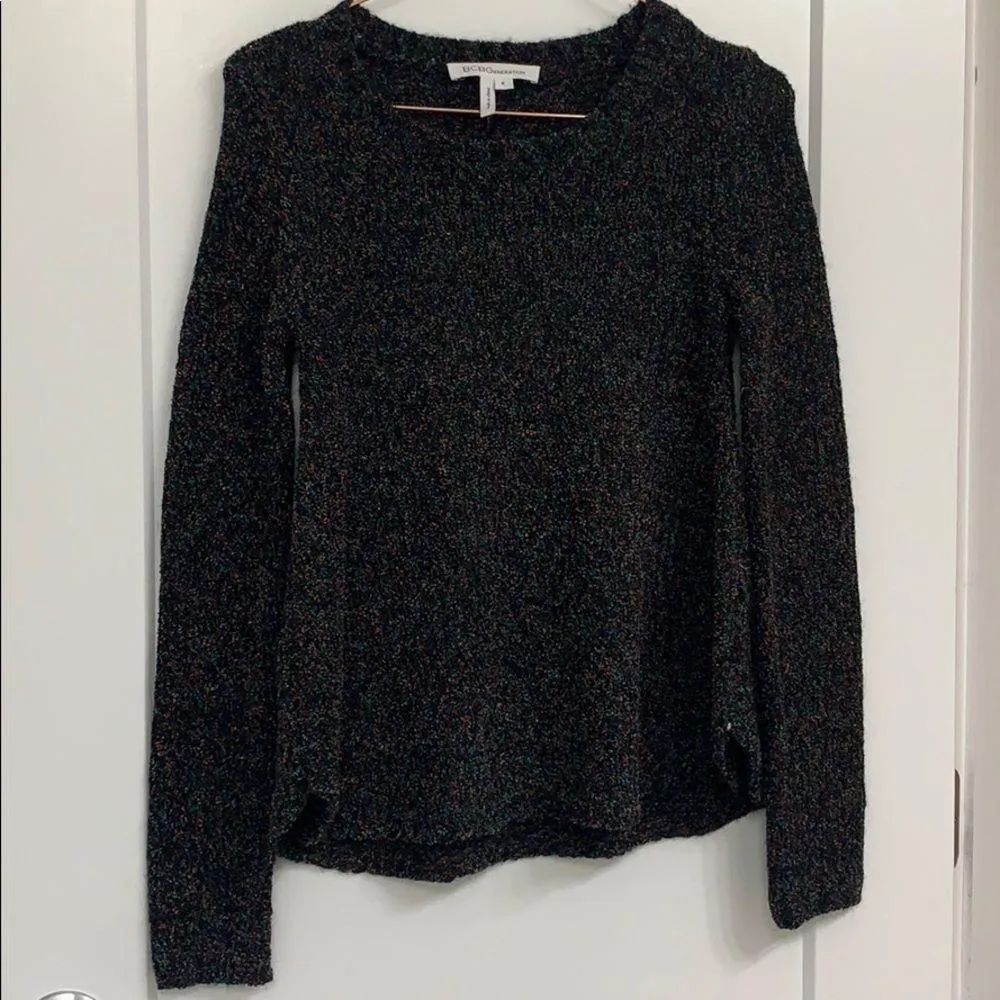 BCBGeneration BCBG SWEATER WITH PURPLE SPECKS size small - Image 2