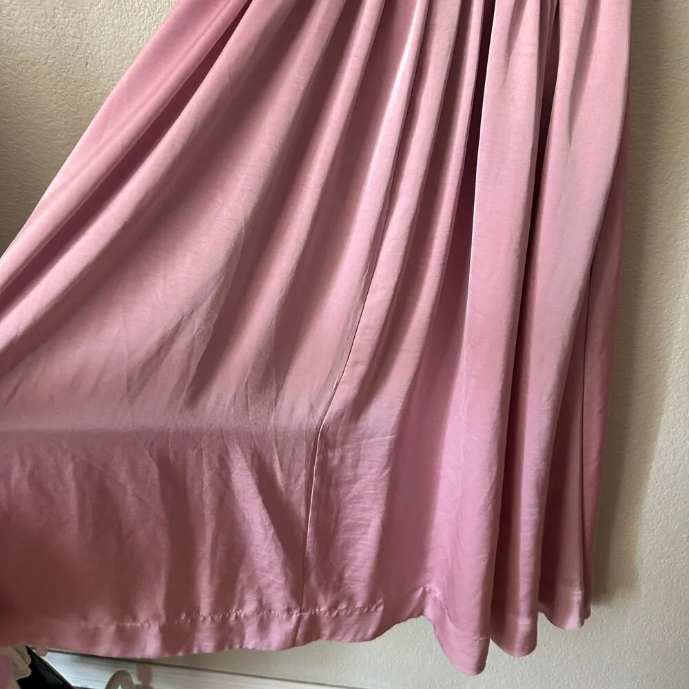 Aureta Showstopper Midi Dress Lilac Size Small - Image 6