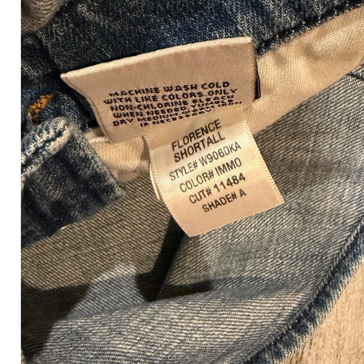 Hudson Denim Florence Shortalls Womens Small Blue Casual Jean Overalls Summer - Image 7