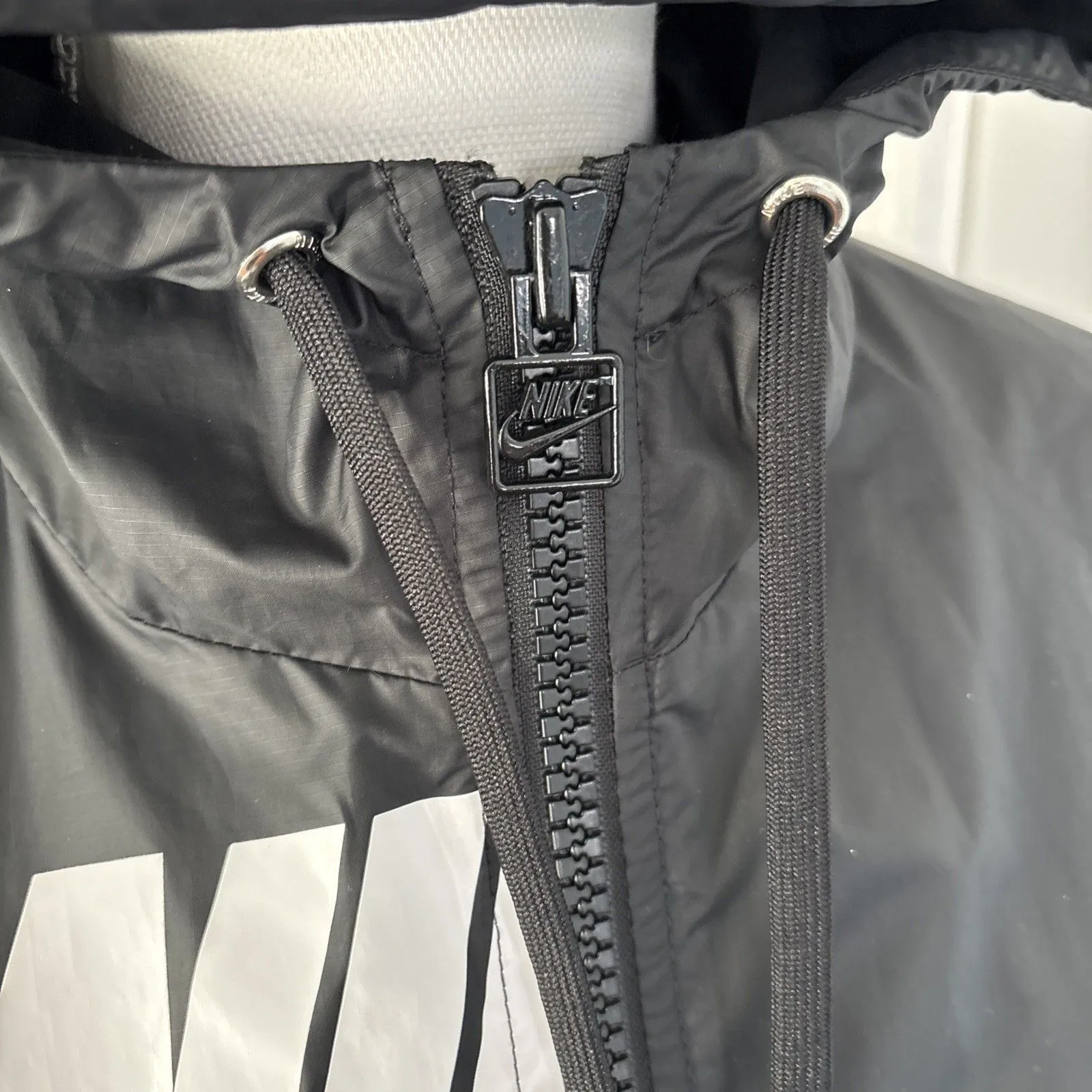 Nike Windrunner Jacket GX Black White Women’s Size XS - Image 2