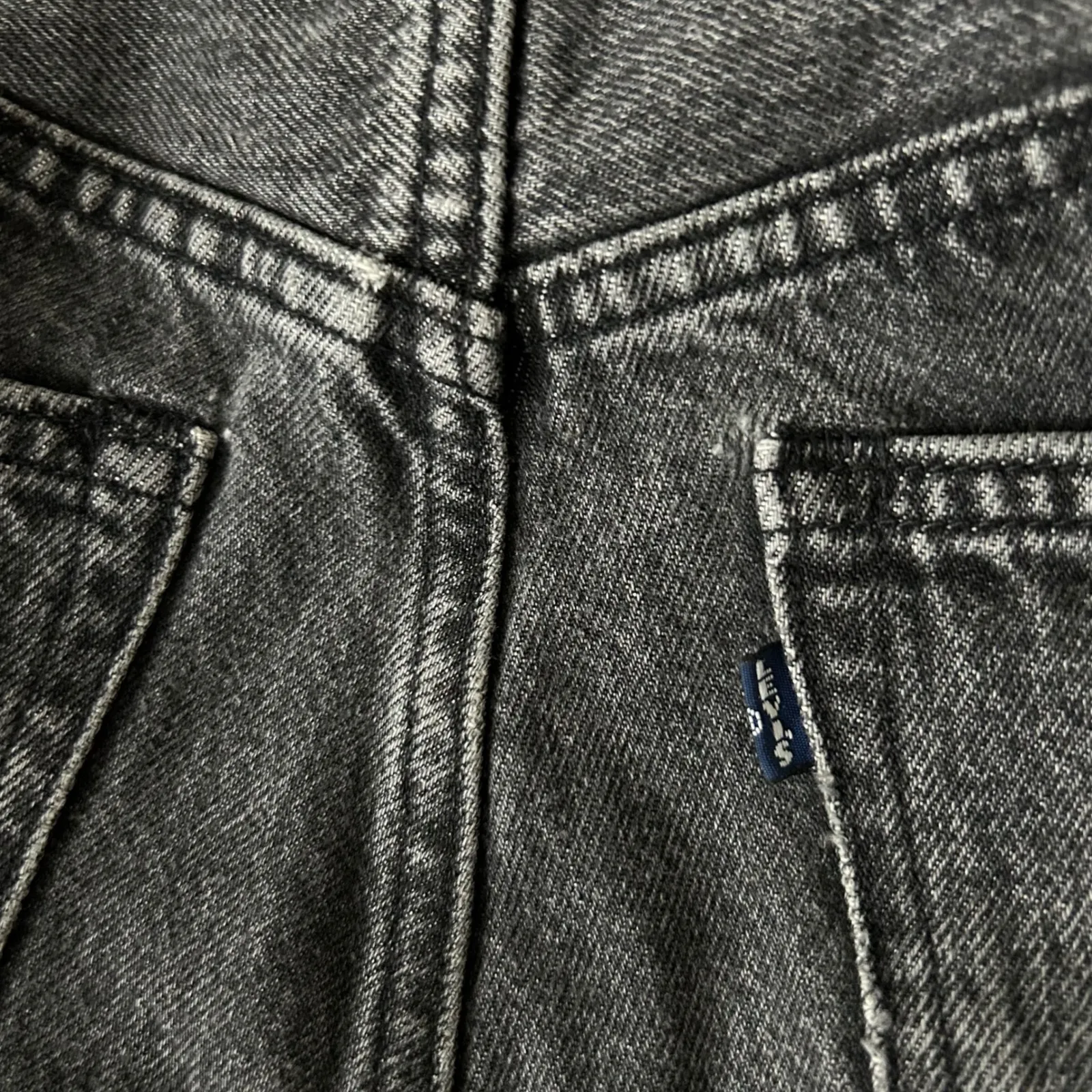 Levi's Made & Crafted Barrel Leg Crop Jeans Charcoal Wash Size 30 - Image 11