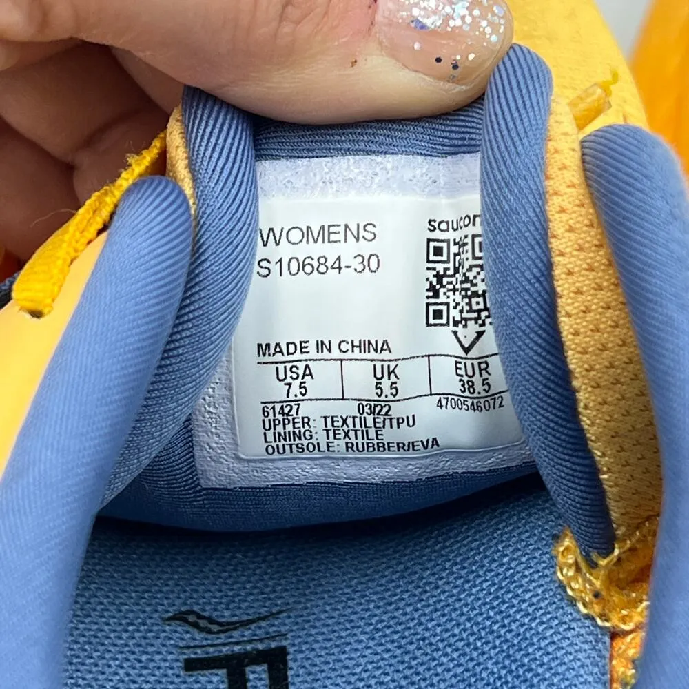 Saucony Guide 15 Gold Summit Women's Running Shoe Sneaker Yellow - Image 3