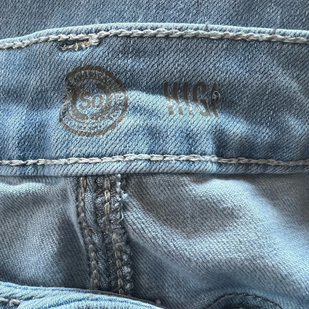 SO Juniors Light Blue Denim Jeans Size 7 - Image 3