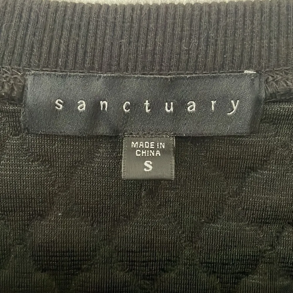 Embroidered Quilted  Crewneck Sweater - Image 6