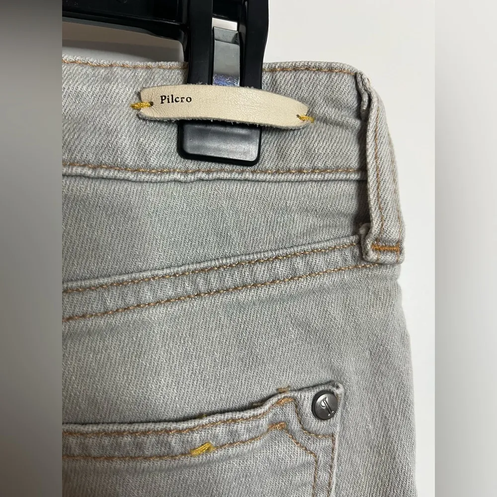 Pilcro and The Letterpress by Anthropologie No. 28 Acid White Wash Skinny Jeans - Image 16