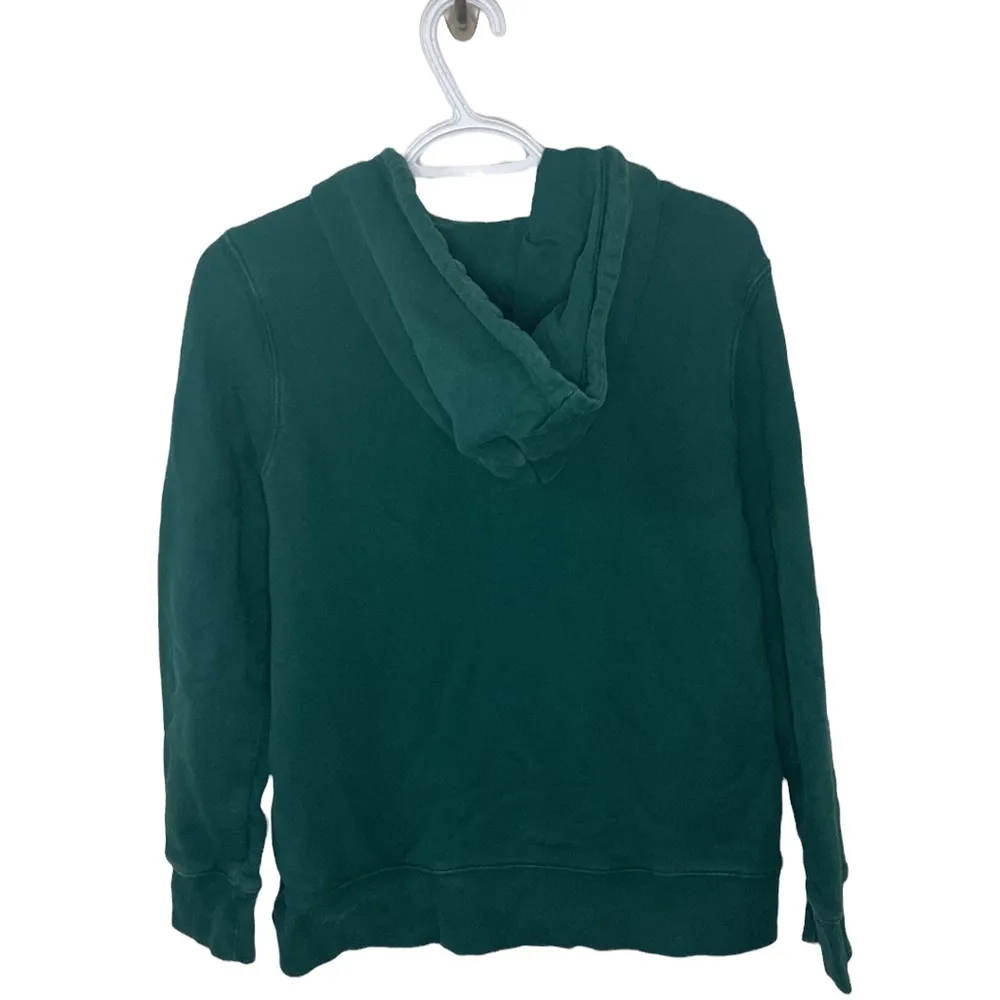 Adidas Originals Green trefoil graphic hoodie size S - Image 3