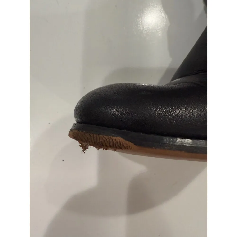 Michael Michael Kors Arley riding Black Leather Tall Boots Size 6 - Image 7