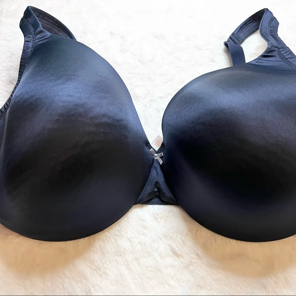 Cacique  Navy Blue Lightly Lined Full Coverage Bra Size 42DDD - Image 2