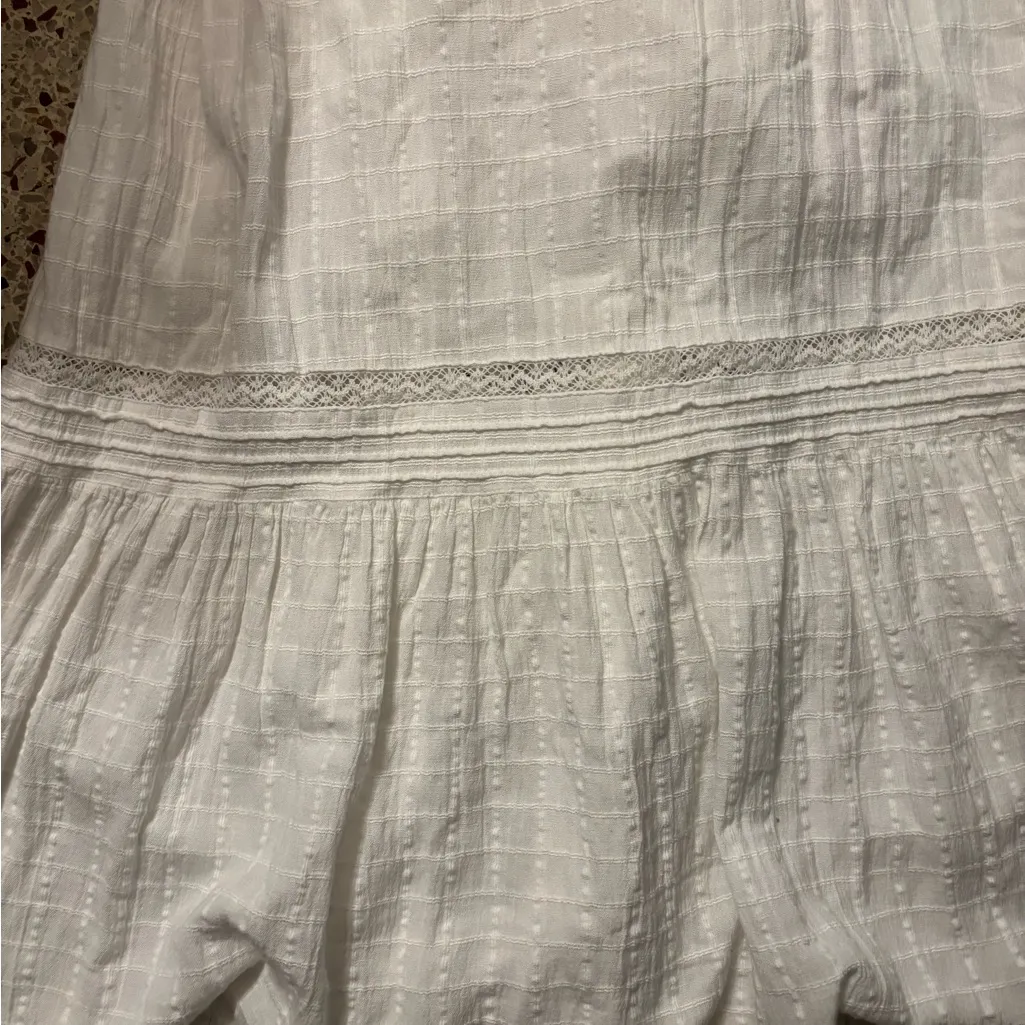 Aerie long maxi low back large white dress - Image 4