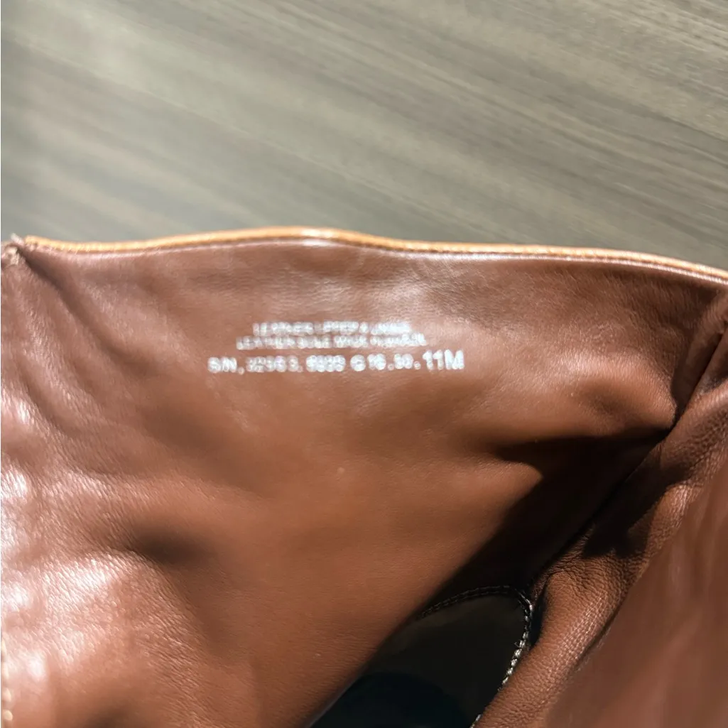 New Tory Burch Huxley Brown Leather Boots Size 11 - Image 6