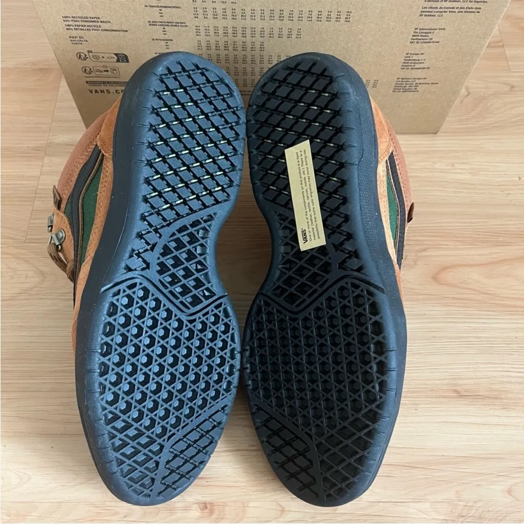 Vans Skate Zahba Mid Shoe Ginger Root Women 9.0US Mens 7.5US - Image 13