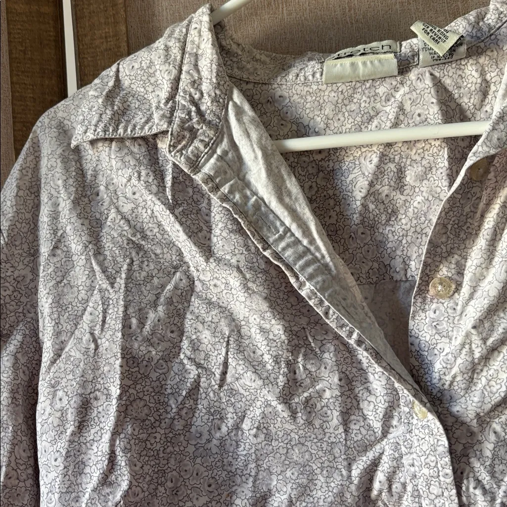 FINAL MARKDOWN Crossroads Light Patterned Button - Image 2