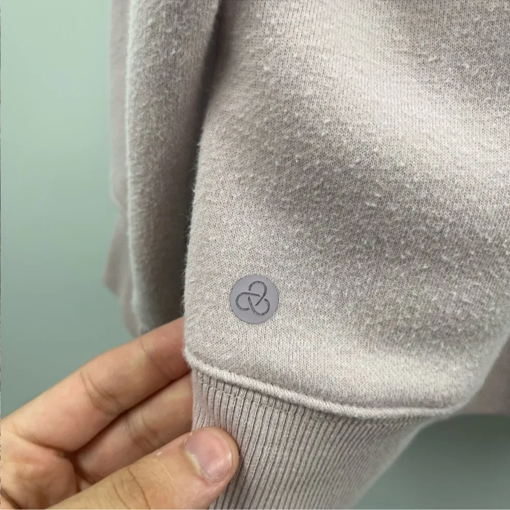 Women’s Nordstrom Zella pullover comfy loungewear cotton pink hoodie size xl - Image 5