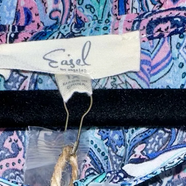 NWT EASEL Paisley Dress - 1X - Image 3