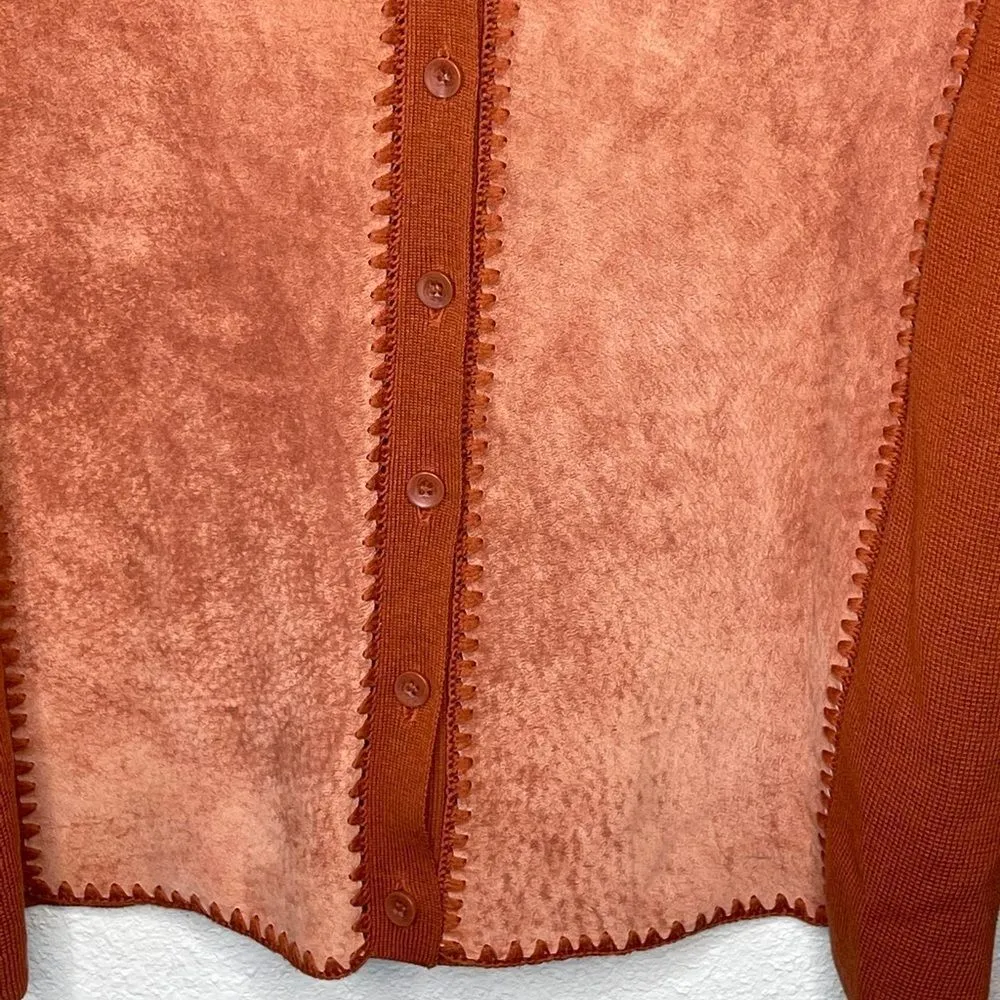 Nygard Collection Sweater With‎ Suede Leather - Image 6