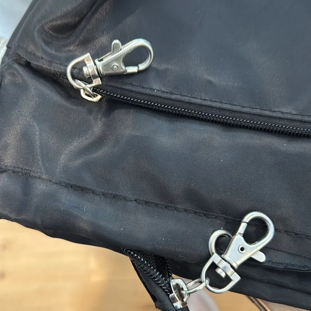 Black Nylon Tote Bag insert organizer M - Image 8