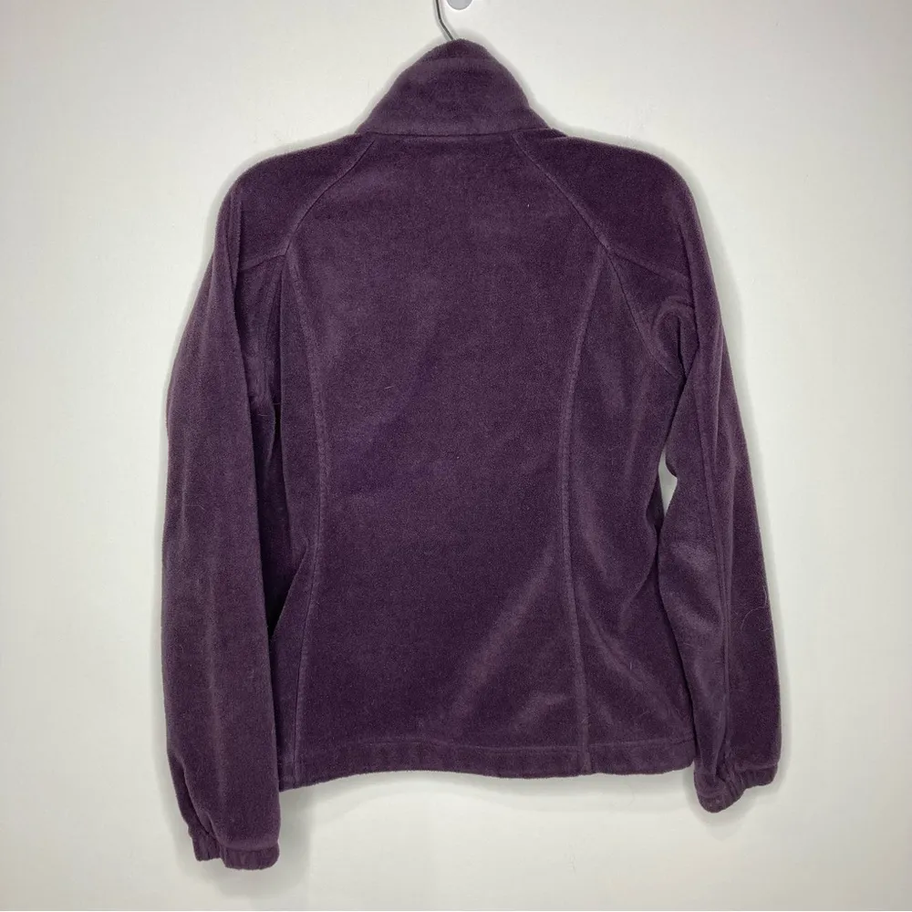 Columbia dark purple fleece jacket‎ size medium - Image 4