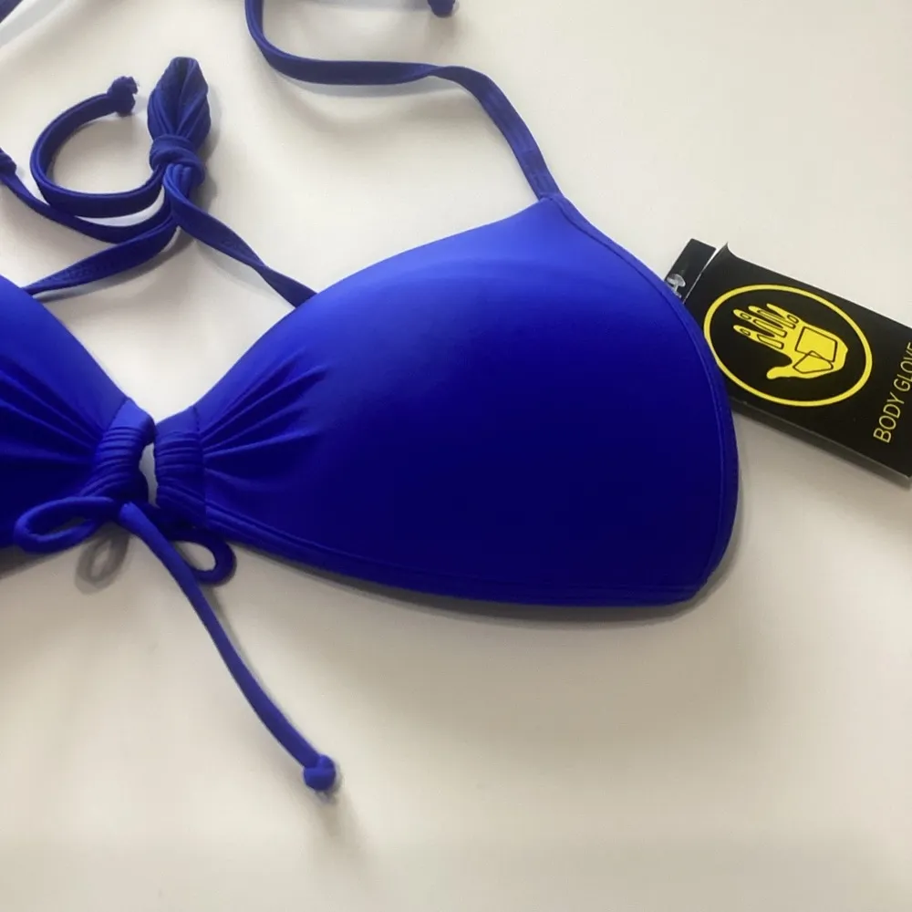 Body Glove Smoothies Vibrant Blue Bikini Top size small - Image 2