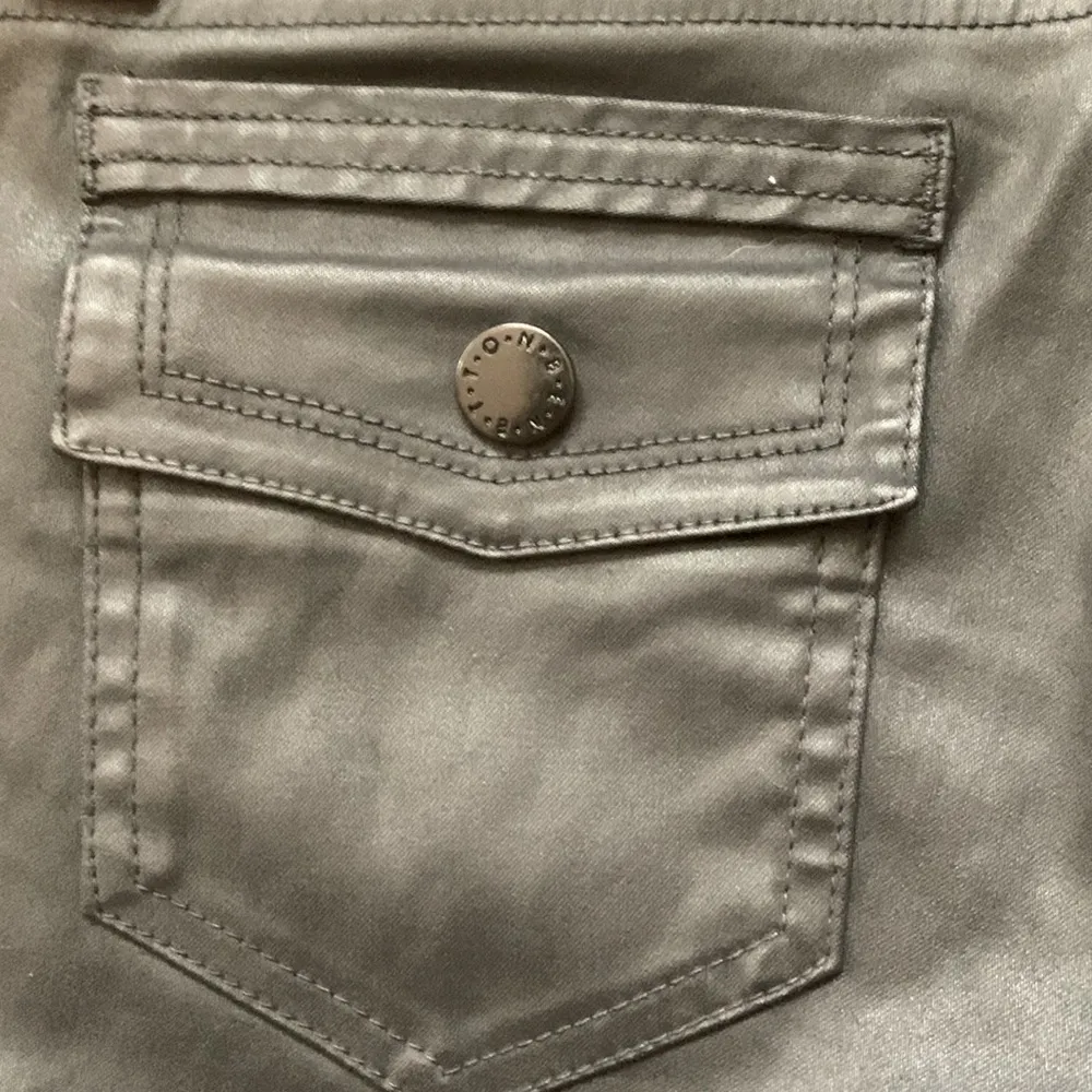 Benetton Faux Leather Pants - Image 5