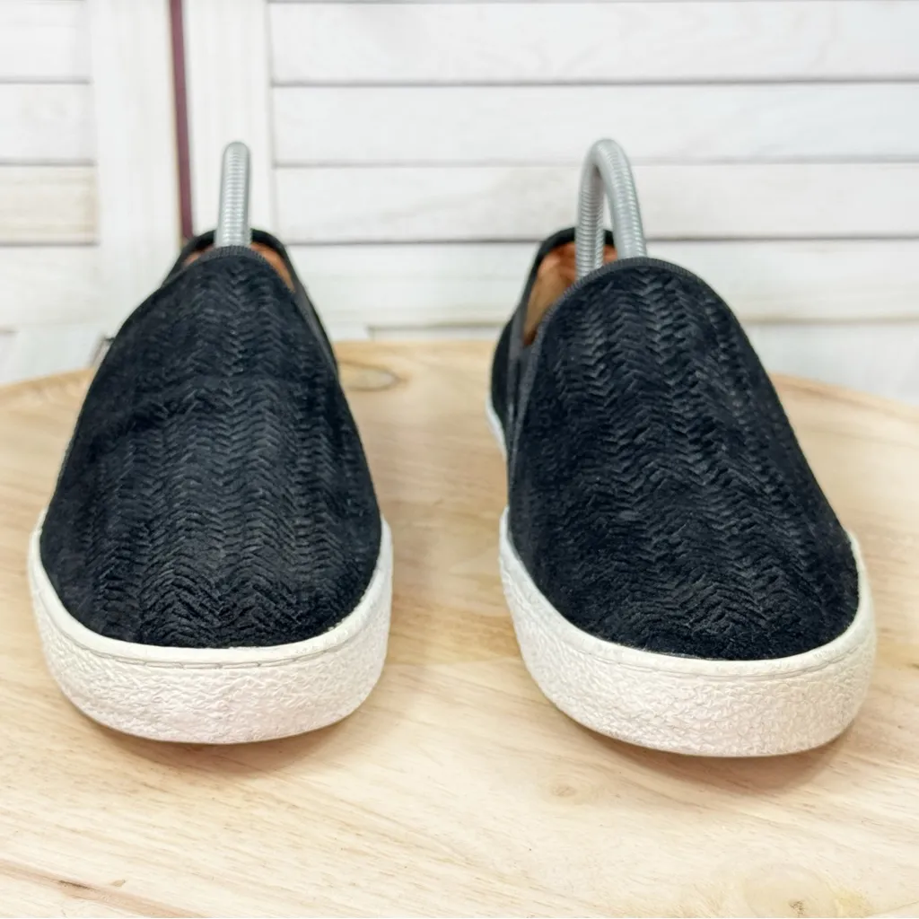 Corso Como Braided Suede Slip On Sneakers Black Women’s Size 10 - Image 2