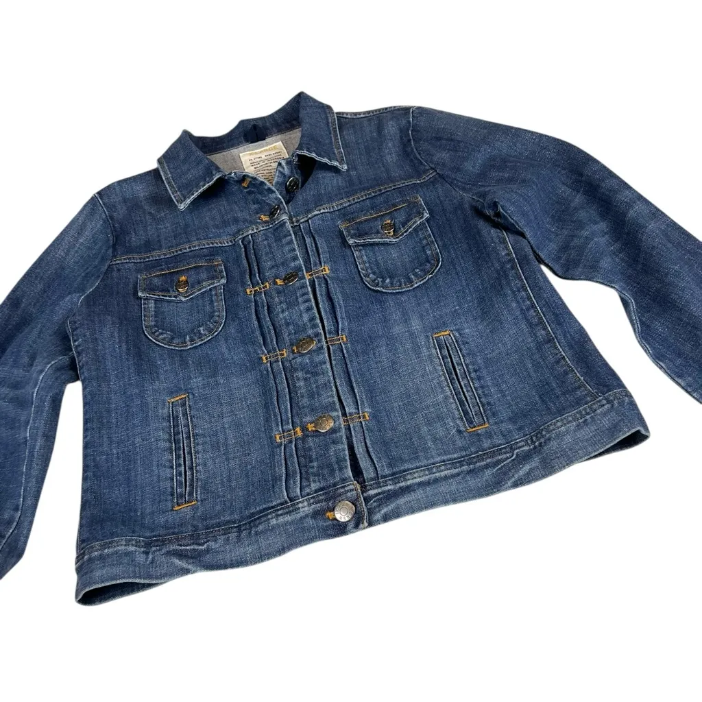 J. Crew Blue Denim Jean Jacket XL - Image 5