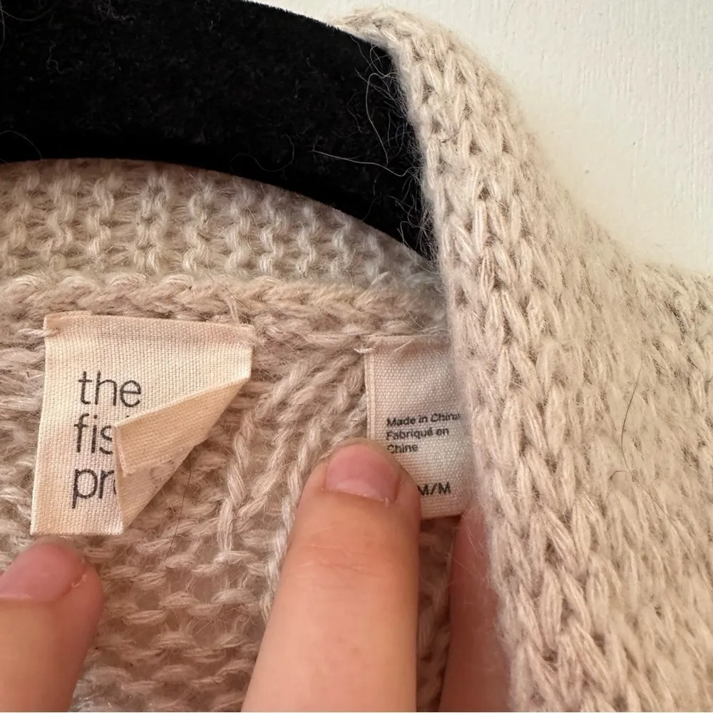 The Fisher Project Eileen Fisher Linen Mohair Blend Knit Cardigan - Image 6