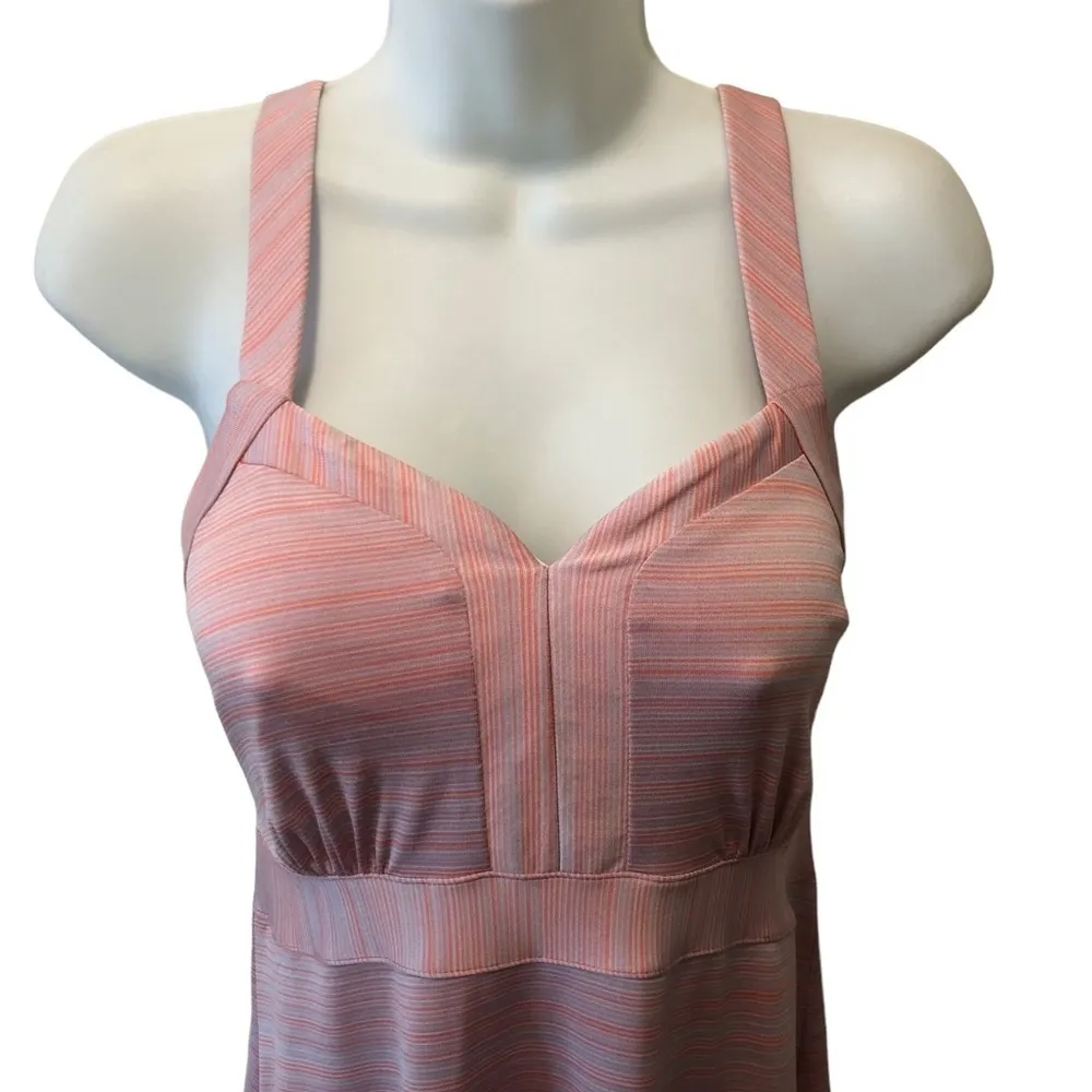 Omni-Wick PFG Athleisure Dress M Criss Cross Back Shelf Bra Pink - Image 3