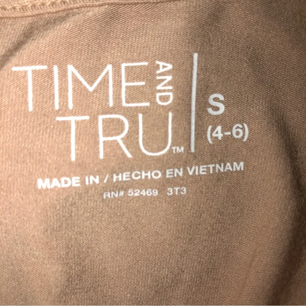 TIME and TRU Womens Tank Top Size Small 4-6 Relaxed Fit Sleeveless Taupe New - Image 4