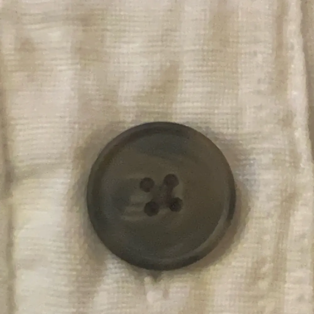 Banana Republic Top Medium Black Sheer Ballon Sleeve Button turtleneck Classy - Image 12